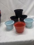 Qty 6 Plastic Pots- Qty 2 6” Diameter/Qty 4 7”Diameter