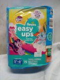 15Cnt Pack of Pampers My Little Pony Easy Ups 5T-6T Training Underwear