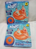 Qty 2 H2O Go! Summer Blast Swim Tube 42” x 42” x 11”