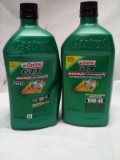 Qty 2 Quart Castrol GTX High Mileage Synthetic 10w-40 Motor Oil
