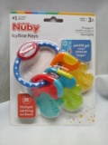 Nuby IcyBite Keys Teething Ring for 3M+