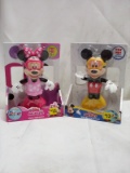 Pair of Disney Junior Water Swimmers- (1) Minnie, (1) Mickey