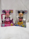 Pair of Disney Junior Water Swimmers- (1) Minnie, (1) Mickey