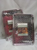 2 TrueLiving Duo Packs of BBQ Grill Foil Drip Pans