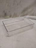 9.5”x6.5”x2” Clear Acrylic Storage/Organizer Tray