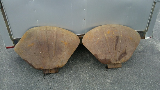 Set of Antique International A or B Tractor Fender