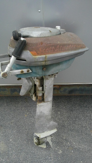 Vintage Shift Scott-Atwater Outboard Motor
