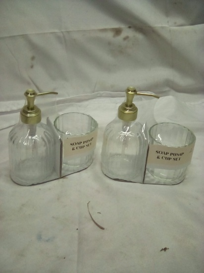 Soap Pump and Cup Set Qty 2 Sets