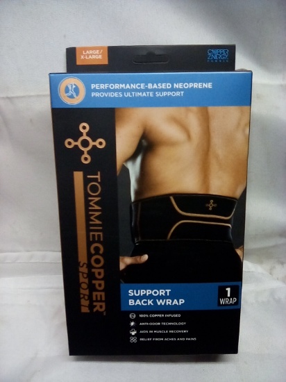 Tommie Copper Sport Support Back Wrap Size Large/ Xlarge