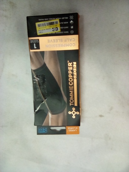 Tommie Copper Compression Calf Sleeve Size Large/ X Large