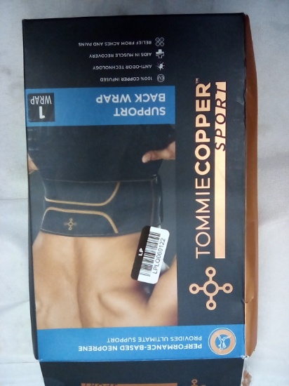 Tommie Copper Sport Support Back Wrap Size Large/ Xlarge