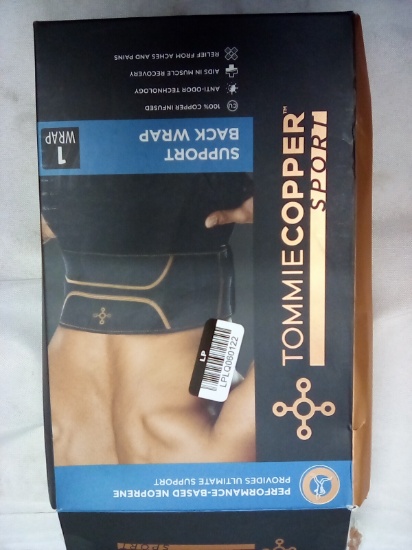 Tommie Copper sport Support Back Wrap Size Small/ Medium