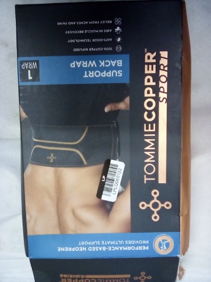 Tommie Copper sport Support Back Wrap Size Small/ Medium