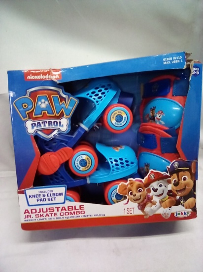 Paw Patrol Adjustable Jr Skate Combo Ages 3-5