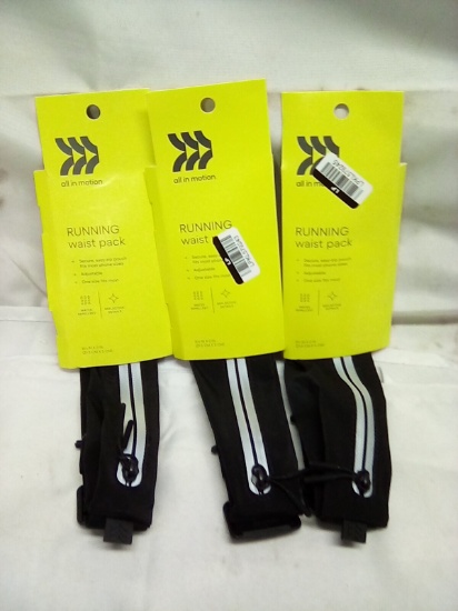 Qty 3 Running Waist Pack