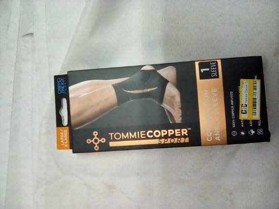 Tommie Copper Compression Ankle Sleeve Size L/XL