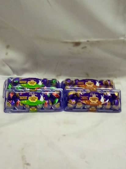 Cadbury Creme and Carmel Mini Eggs Qty 4 Packs of 12 2 Packs of Each