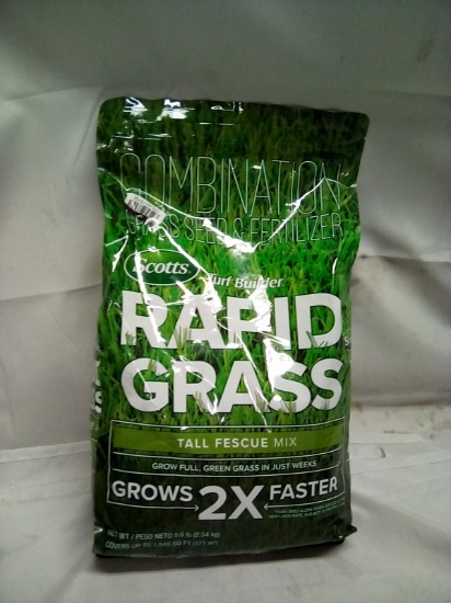 Scotts Tall Fescue Mix 5.6lbs Rapid Grass Seed and Fertilizer