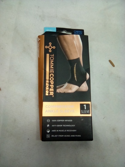Tommie Copper Compression Ankle Sleeve Size Small/Medium