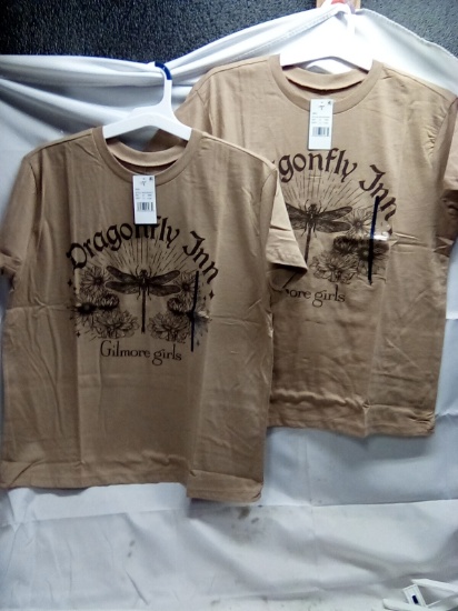 Dragonfly Inn Gilmore Girls T Shirt Size L Qty 2