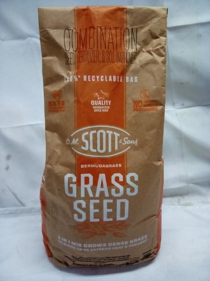 Scott Bermudagrass Grass Seed Fertilizer & Soil Improver 2000sq ft