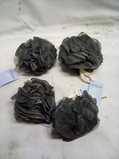 Charcoal Infused Bath Sponge Qty 4