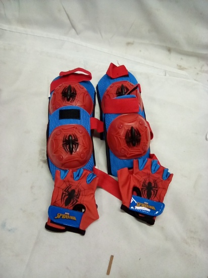 Kids Spiderman Knee, Elbow, and Hand Pads
