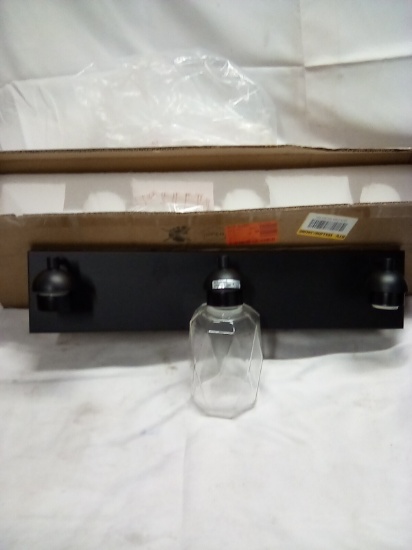 Vanity Light Fixture Missing 1 Globe/Shade