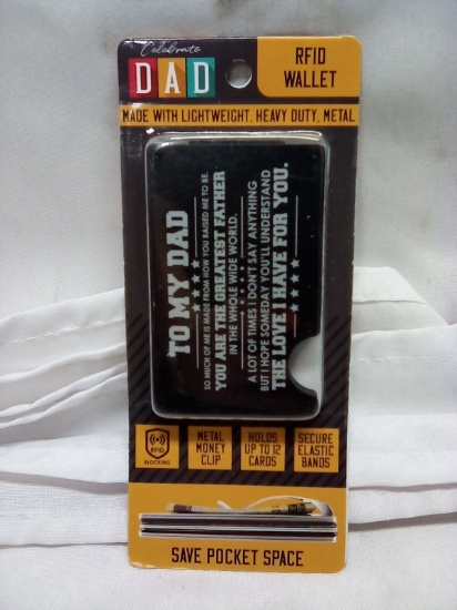 Metal Wallet RFDI Blocking Aluminum with Money Clip