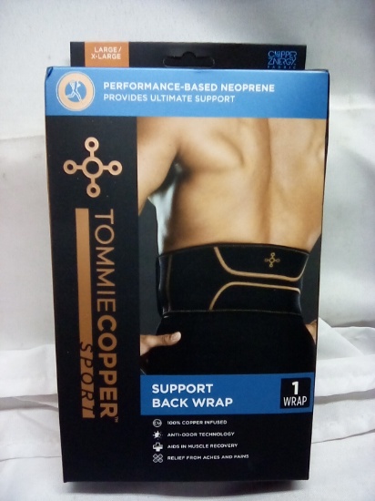 Tommie Copper Sport Support Back Wrap Size Large/ Xlarge