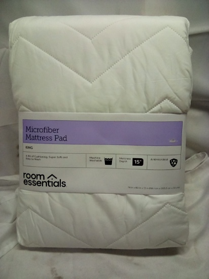 King Size Microfiber Mattress Pad