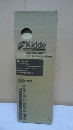 Kidde Multi-Purpose Rechargable Commercial Fire Extinguisher