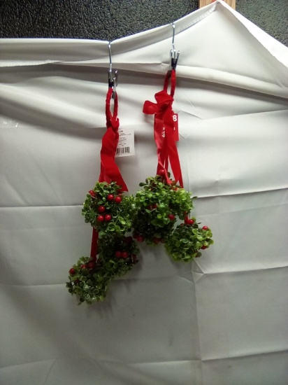 Hanging Floral Decor Qty 2