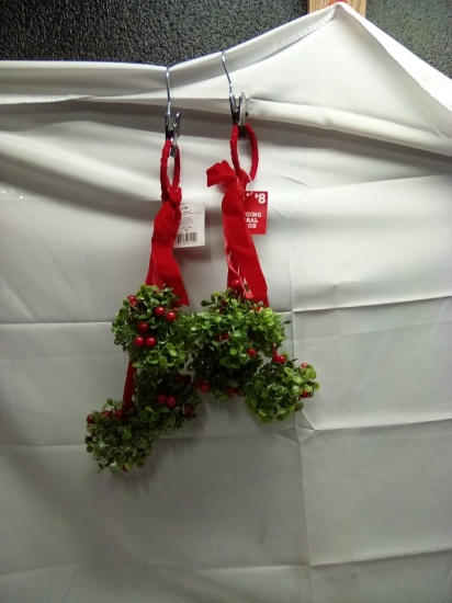 Hanging Floral Decor Qty 2
