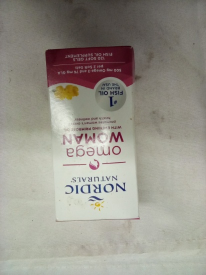 Nordic Naturals Omega Woman with Evening Primrose Fish Oil 120 Soft Gels