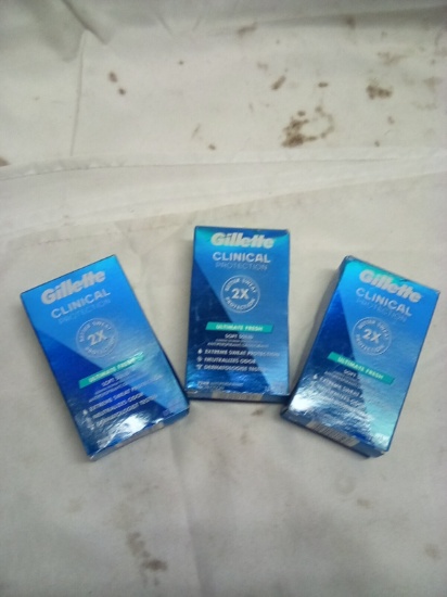 Gillette Clinical Protection Ultimate Fresh Soft Solid 1.7oz Sick Deodorant