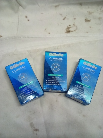 Gillette Clinical Protection Ultimate Fresh Soft Solid 1.7oz Sick Deodorant