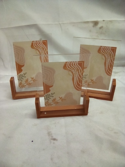 Fall Plexi Glass Write on Signs Qty 3