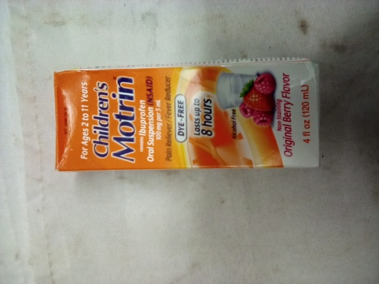 Childrens Motrin Original Berry Flavor 4oz