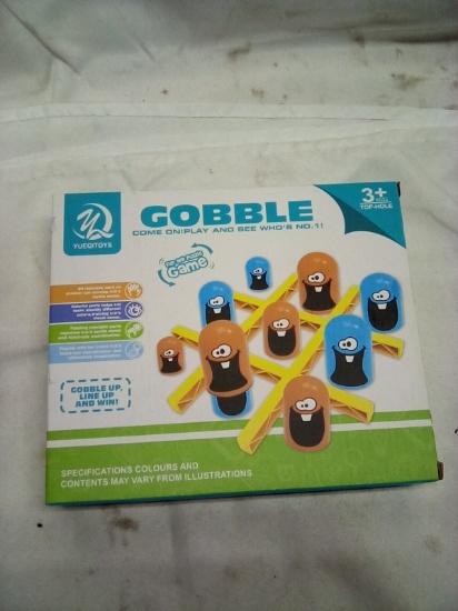 Gobble Game (New Twist on Tic Tac Toe)