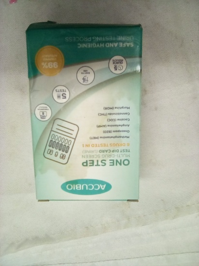 Accubio One Step Multi-Drug Test