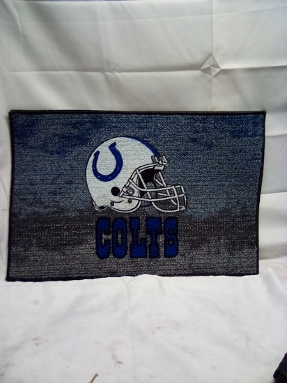 Colts Welcome Mat 27” x 18”