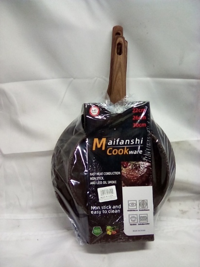 Maifanshi Cookware 3 Pan Set