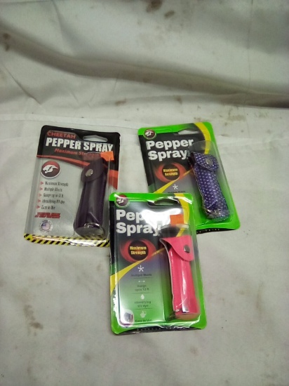 Pepper Spray Qty 3