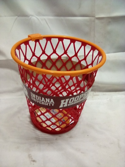 Indiana University Hoopster Wastepaper Basket 11” Tall