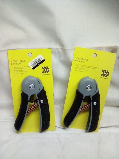 All in Motion Adjustable Hand Grip Exercisers Qty 2