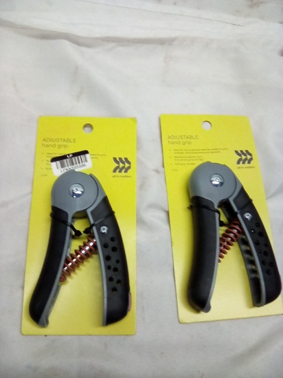 All in Motion Adjustable Hand Grip Exercisers Qty 2