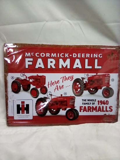 Farmall Metal Sign 17 ½” x 12”
