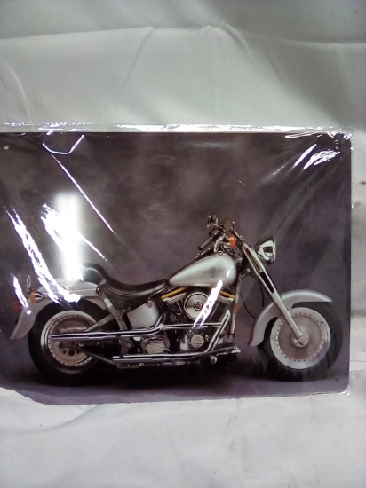 Harley Davidson Metal Sign 17 ½” x 12”