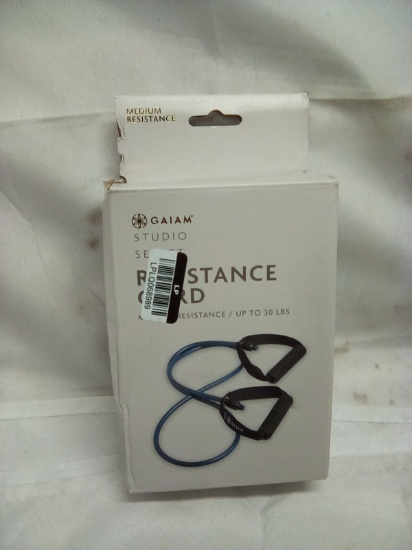 Gaiam Resistance Cord (Medium Resistance up to 30lbs)
